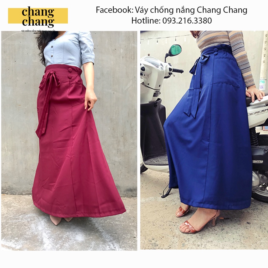 Váy Che Nắng Thời Trang Cao Cấp, Váy Chống Nắng Đẹp Thiết Kế | Nơ Giữa Full Màu
