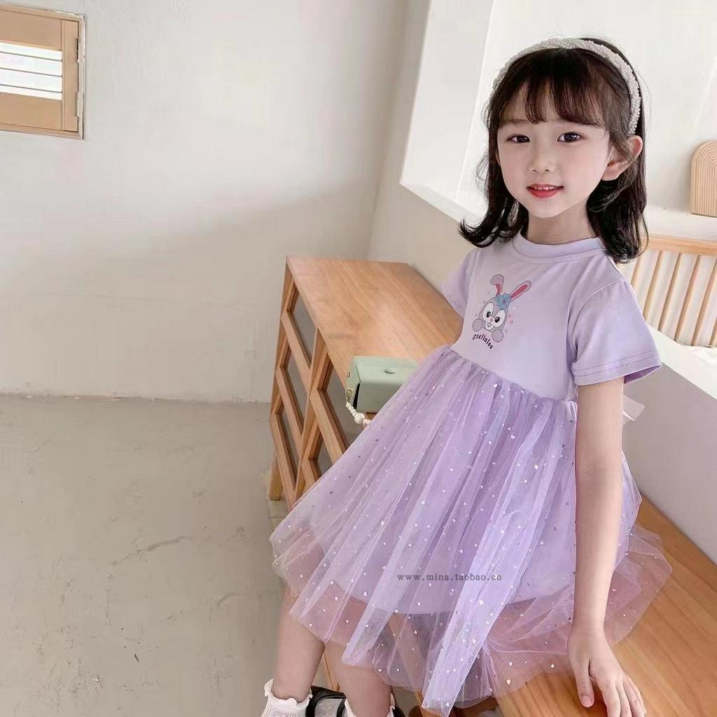 Váy Ren Thỏ Tím A51 Cho Bé Gái - Jumping Beans Official Store