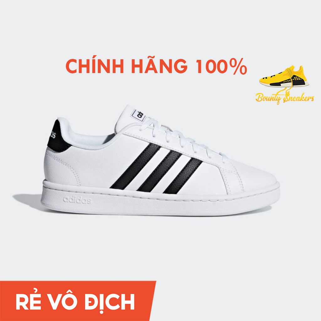 Giày Sneaker Adidas Grand Court Trắng - Hàng Chính Hãng - Bounty Sneakers