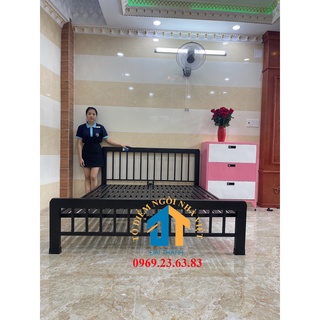 Giường sắt mn01 đại thành 1m4x2m