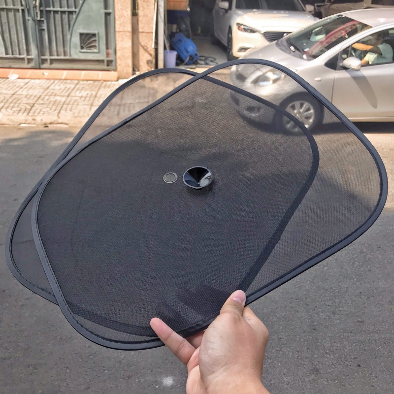 xả Bộ 2 tấm che nắng ô tô 44x48cm