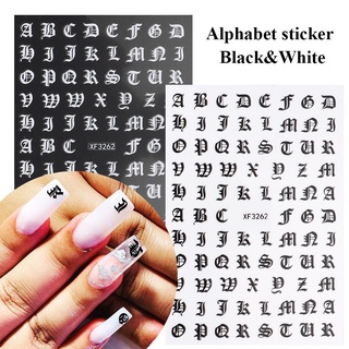 Sticker chữ dán móng tay,sticker trang trí móng tay