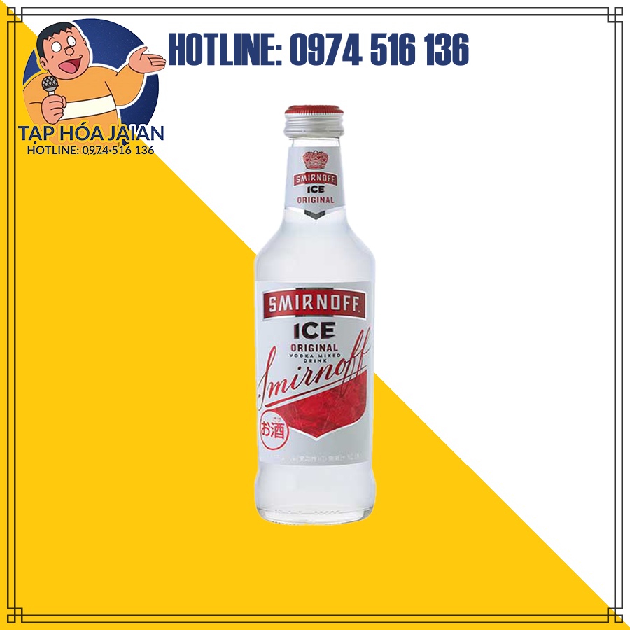 Rượu Trái Cây Smirnoff Ice Vodka 275ml [DU] Nhật Bản