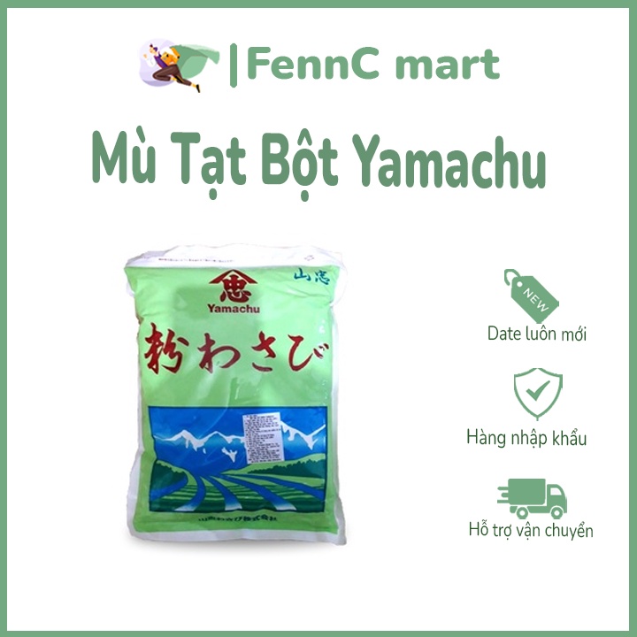 Bột mù tạt xanh wasabi Yamachu Nhật 1kg FENNC