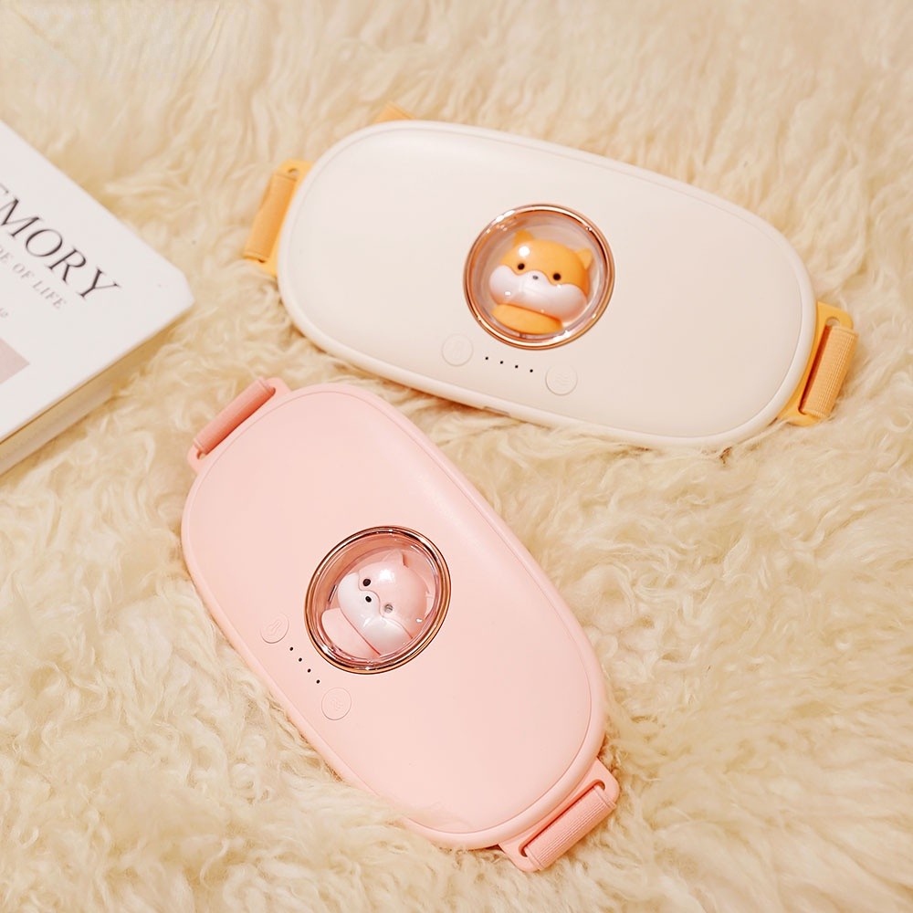 Đai Thắt Eo Làm Ấm Bụng Cho Nữ, Đai Chườm Nóng Giảm Đau Bụng Kinh, làm ấm 4 chế độ kèm sạc USB giúp giảm đau tiện dụng cho nữ
