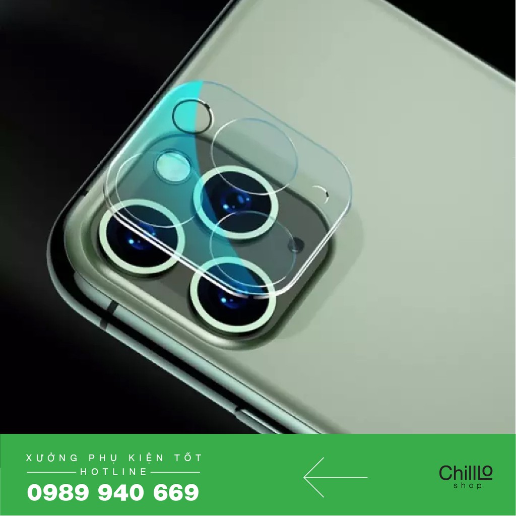 Miếng Dán Camera Sau Cho iPhone 11/ 11 Pro/ 11 Pro Max - Kính Cường Lực Bảo Vệ An Toàn Cho Camera Điện Thoại Của Bạn