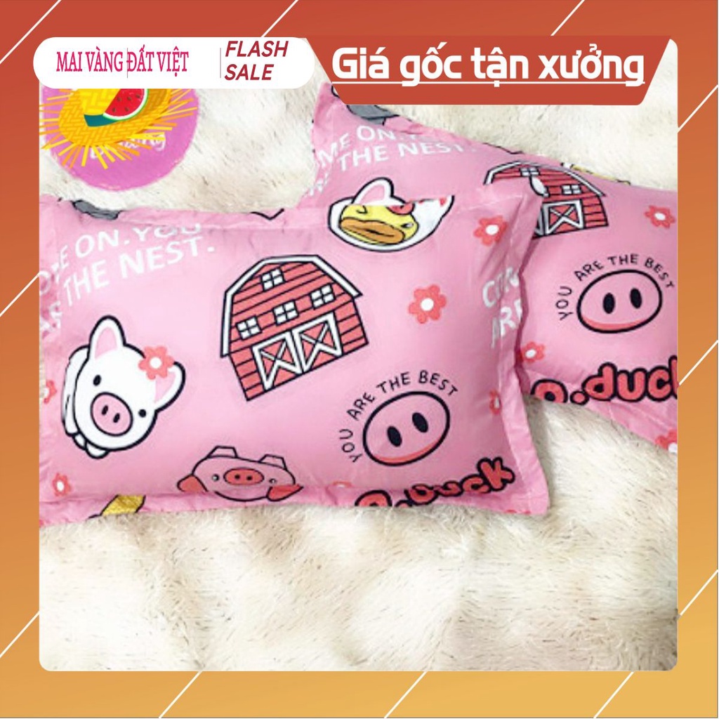 Combo 2 Vỏ Gối Nằm Cotton poly,Được chọn mẫu,lá dây xanh | BigBuy360 - bigbuy360.vn