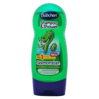 Sữa tắm gội Bübchen toàn thân quái vật biển xanh 230ml