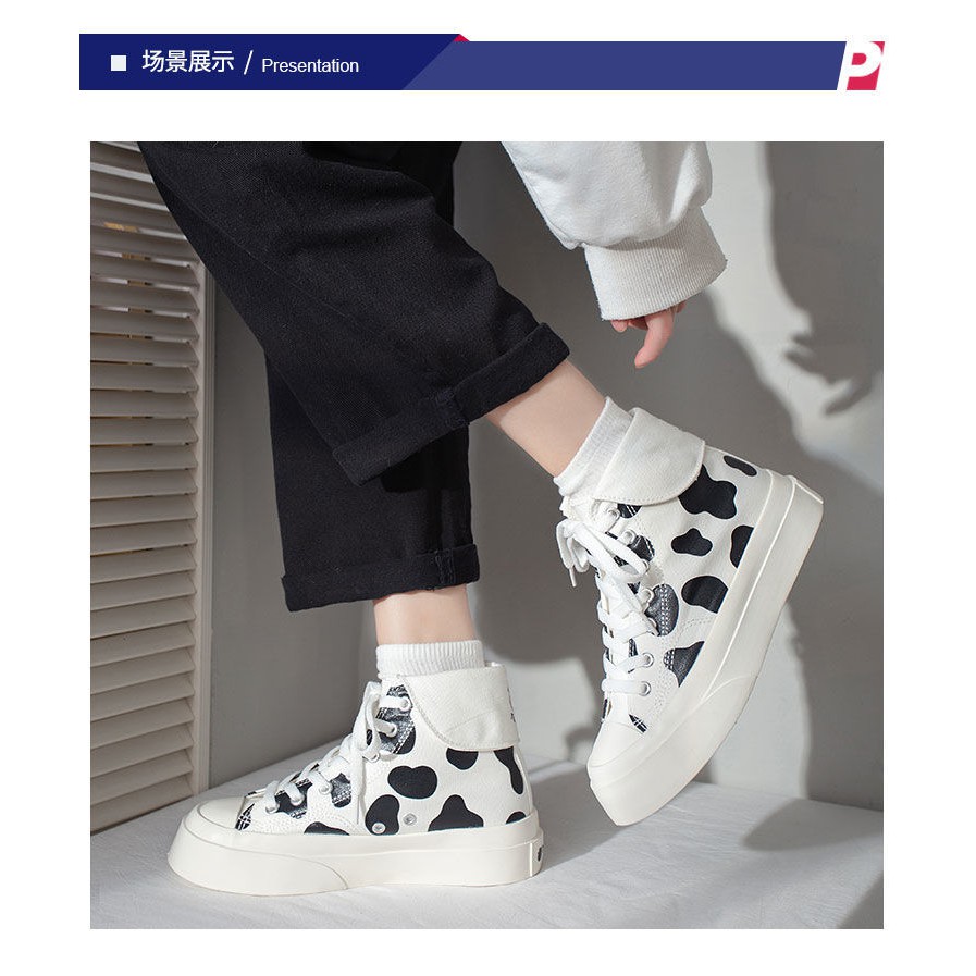 [SIÊU BOM TẤN] GIÀY THỂ THAO NỮ BÒ SỮA | BigBuy360 - bigbuy360.vn