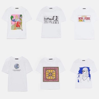 Áo phông Zara authentic mẫu cô gái số 1 size L