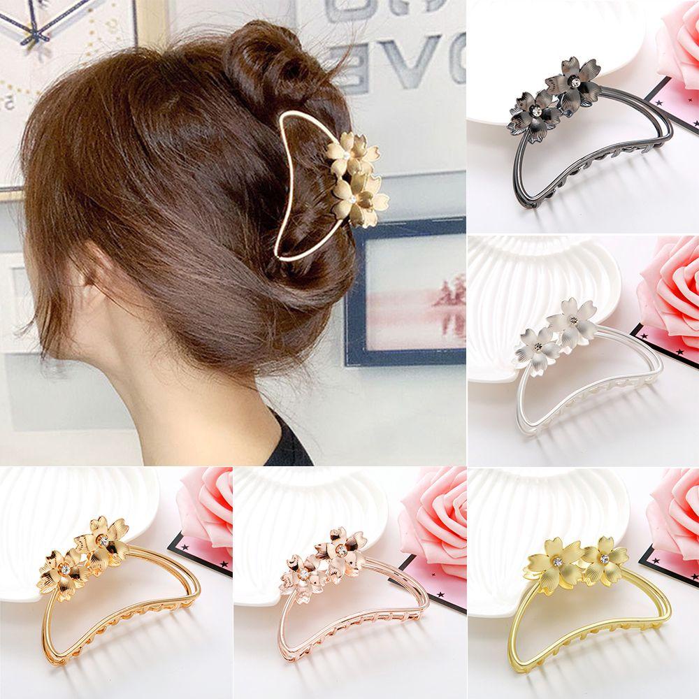 Kẹp Tóc Kim Loại Thiết Kế Cỡ Lớn Thời Trang Cho Nữ