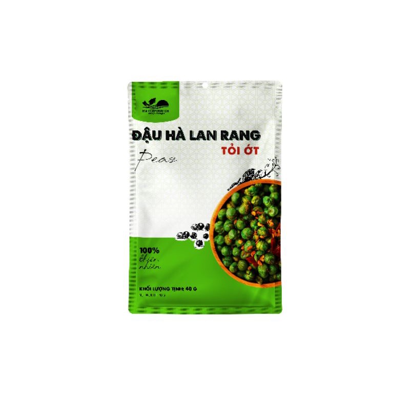 ĐẬU HÀ LAN RANG TỎI ỚT 40G/1 GÓI