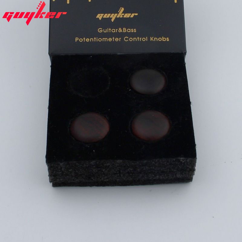 1 Nút Vặn Chiết Áp Cho Đàn Guitar Bass Đường Kính Trong 6MM Màu Đỏ/Đen/Nâu