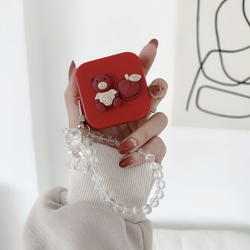 Vỏ Bảo Vệ Hộp Sạc Tai nghe không dây Bằng Silicon Họa Tiết Hoạt Hình 3D Dễ Thương Cho Xiaomi Air 2 SE Ốp
