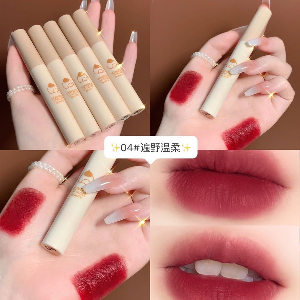 Set 5 Son Kem Lì Mịn Mượt Như Nhung Kháng Nước Lâu Trôi