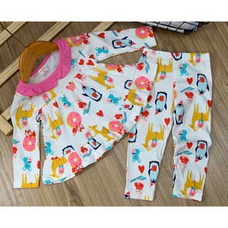BIG SaLe - Bộ dài tay thun nhiều mẫu cho bé gái đồ bộ trẻ em quần áo trẻ em