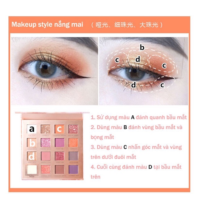 ..::✨FOCALLURE - Bảng phấn mắt SUNRISE 16 màu dupe HUDA NEW NUDE hũ to Chanchan Make Up✨::..