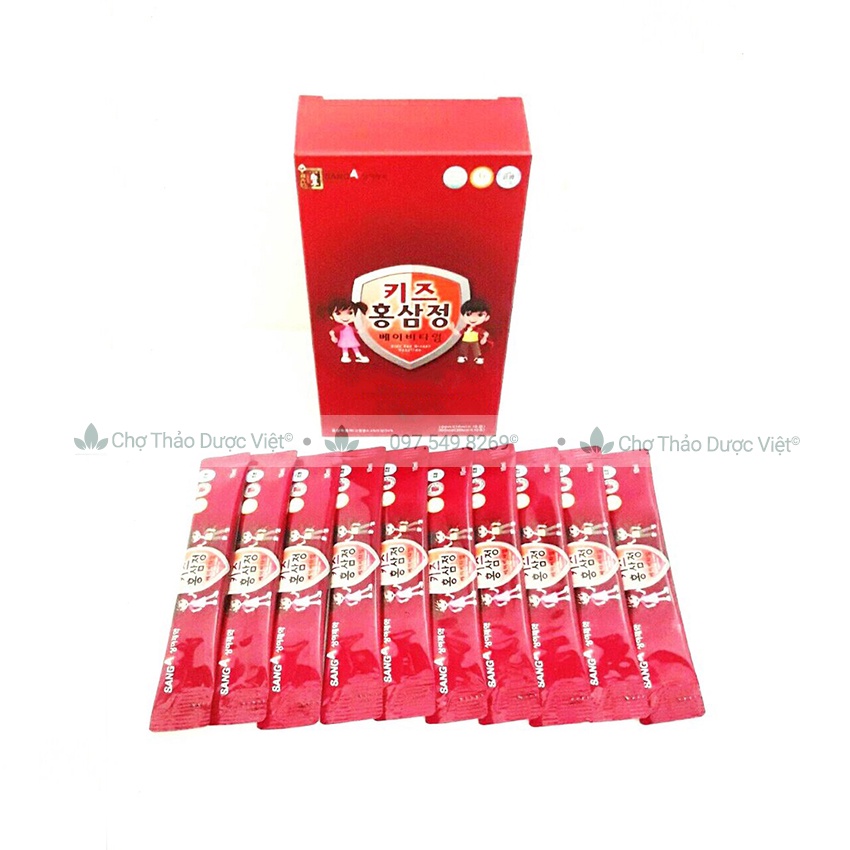 Nước hồng sâm baby Sang A Hàn Quốc Hộp 30 gói- Chợ Thảo Dược Việt
