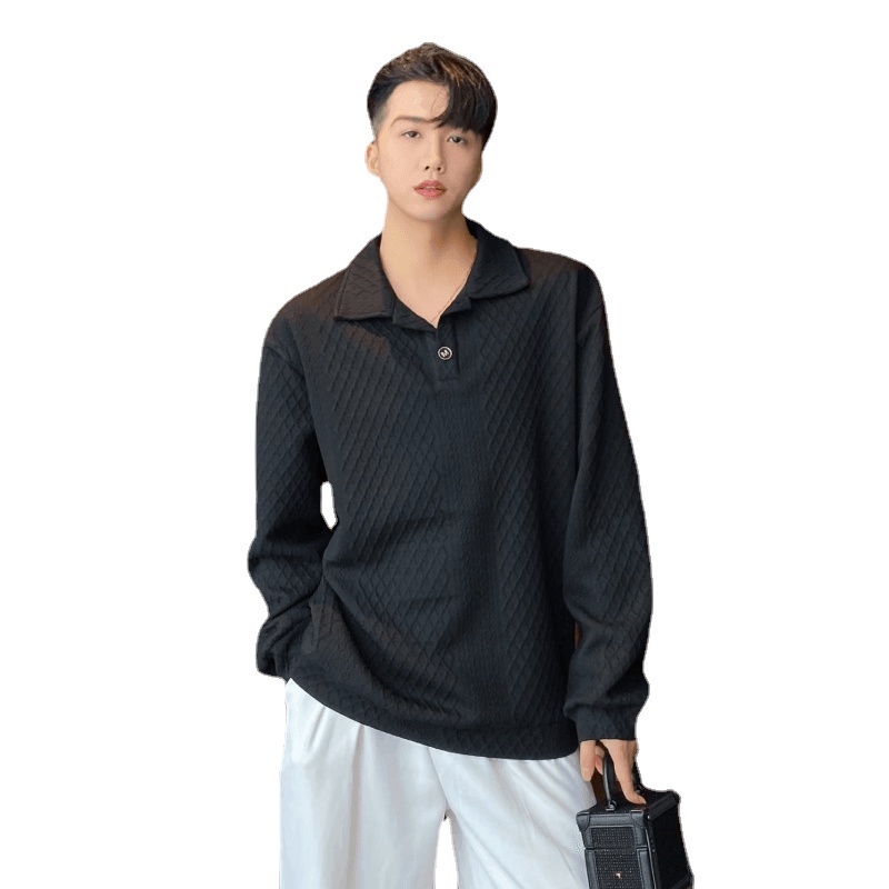 Áo Thun POLO Cỡ Lớn Thoải Mái Thoáng Khí Thời Trang Unisex Phong Cách Hàn Quốc Size M-3XL