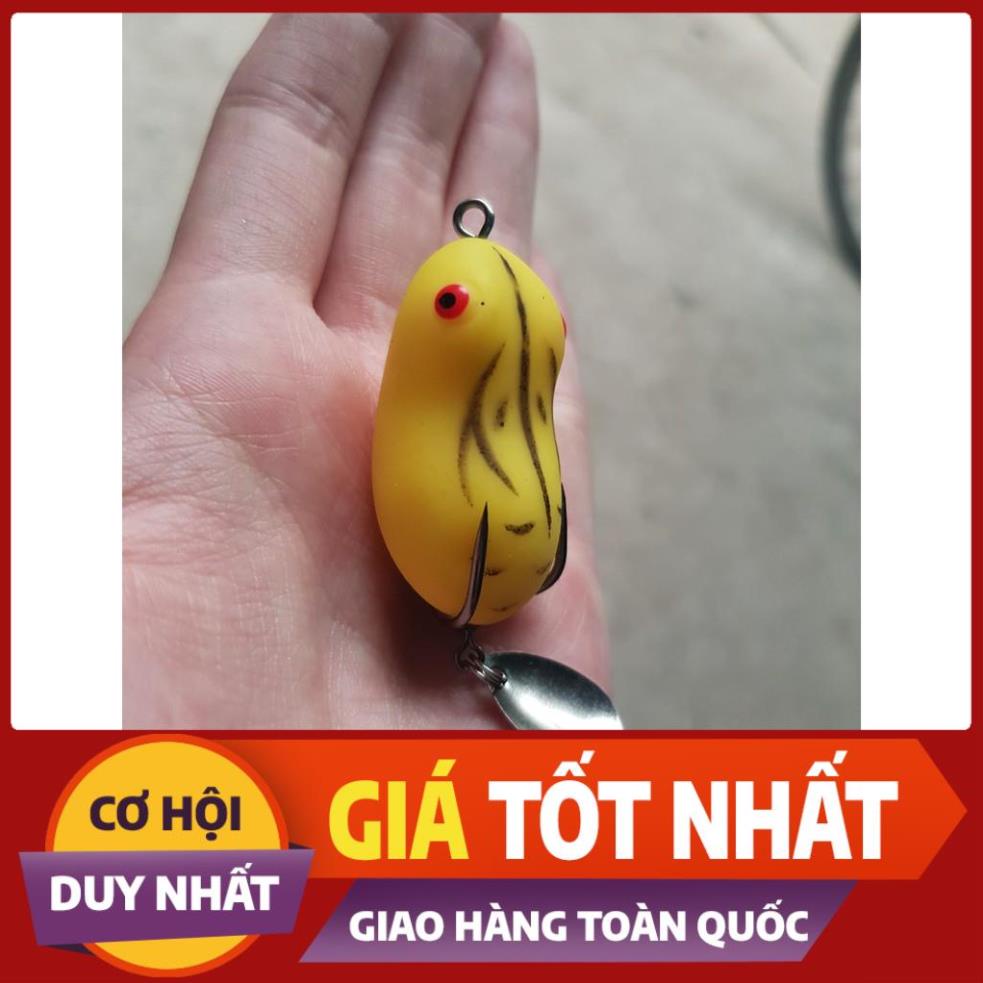 Mồi nhái hơi Thái Lan câu lure, mồi nhái hơi Thái Lan có thìa super frog Shop đồ câu phía bắc
