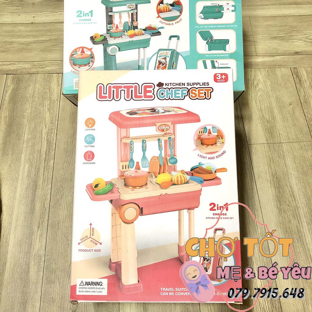 Bộ Đồ Chơi Nấu Ăn, Kệ Bếp Đứng Cho Bé