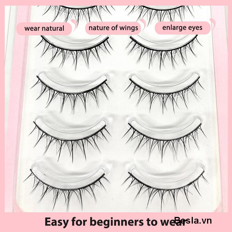 Lông Mi Giả Tự Nhiên Siêu Mịn Trang Điểm Mắt Phong Cách Nhật Bản