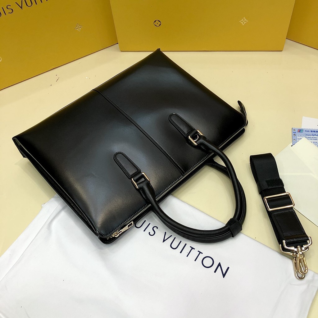 Cặp Laptop LV 38x29x6 da thật 100% CLV-05 | BigBuy360 - bigbuy360.vn