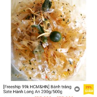 FREESHIP ĐƠN 99K_Combo bánh tráng đủ loại