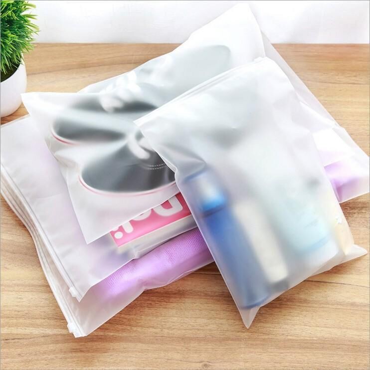 Waterproof Transparent Clothes Shoes Underwear Storage Bag Travel Packing Ziplock Seal