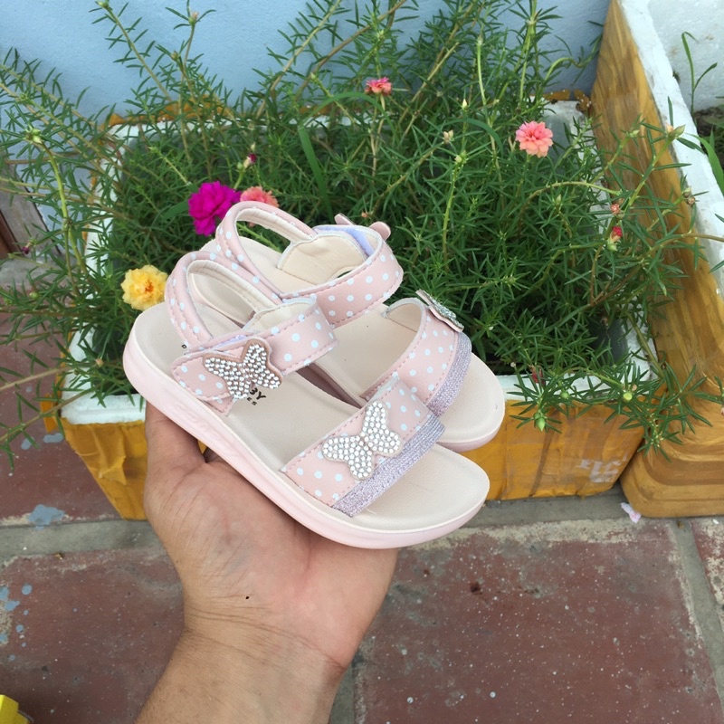 Dép sandal Song hồ điệp Quảng Châu cao cấp cho bé gái A35