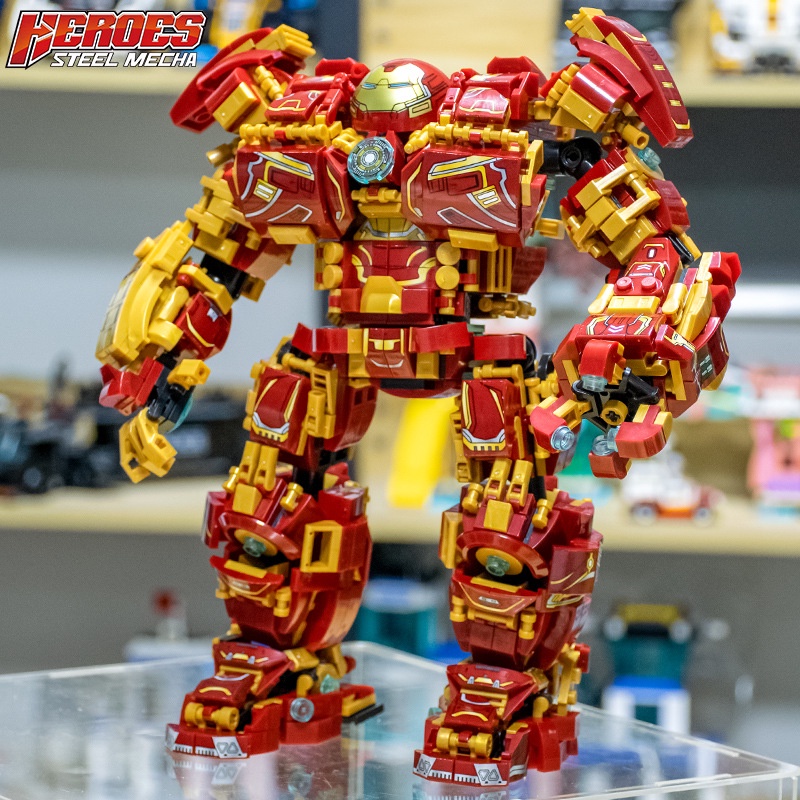 Đồ chơi lắp ráp Hulkbuster LY76026 - Xếp hình siêu anh hùng Marvel Ironman - Mô hình thông minh 1405 mảnh ghép