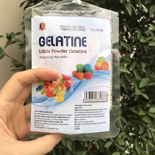 Bột gelatin 100gr