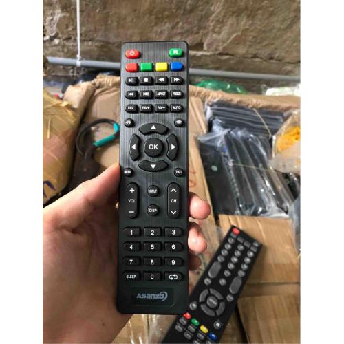 Điều khiển Tivi Asanzo Internet loại ngắn - Remote asanzo.