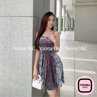 Đầm X-Back Nhung Wax 1103 Màu Xám Freesize Thiết Kế Hở Lưng Quyến Rũ Cho Các Buổi Tiệc Đi Chơi Cho Phái Nữ