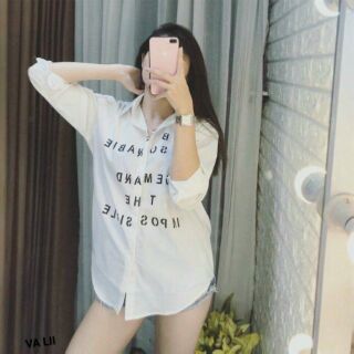 Áo sơ mi chất kate lụa