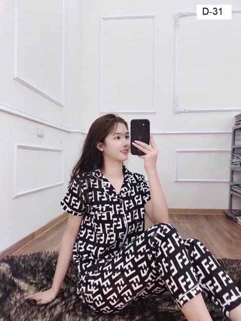 Chọn Mẫu❤️🌈☘️Bộ Pijama tay ngắn quần dài 40-60kg