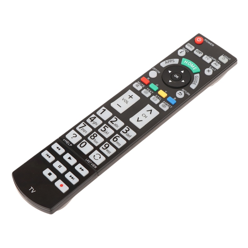 Điều Khiển Từ Xa Thay Thế Thông Dụng Cho PanasonicTH-P55VT60A TH-P65VT60A N2QAYB000854 Bộ Điều Khiển Từ Xa Màu Đen Chuyên Dụng