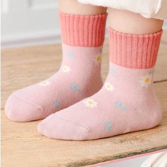 Set 5 đôi tất cao cổ vớ cotton cho bé trai bé gái từ 1 đến 6 tuổi LABAMO