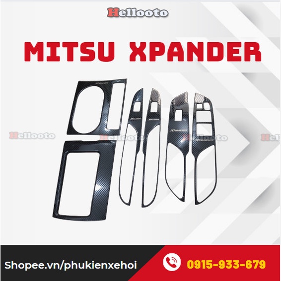 Ốp Nội Thất Carbon Cho Xe Xpander 2018 2019 2020 2021