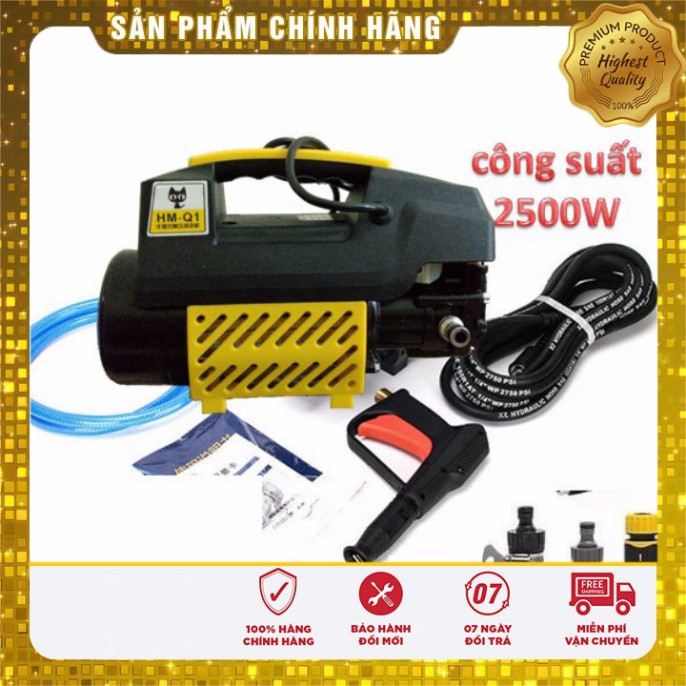 💥[ FREE SHIP] 💥Máy rửa xe áp lực cao công suất 2500W.LÕI ĐỒNG 100%. BẢO HÀNH 12 THÁNG .LỖI 1 ĐỔI 1 TRONG  30 NGÀY