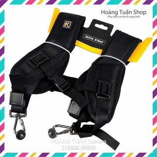 Dây ĐEO 2 MÁY thao tác nhanh double quick strap Caden