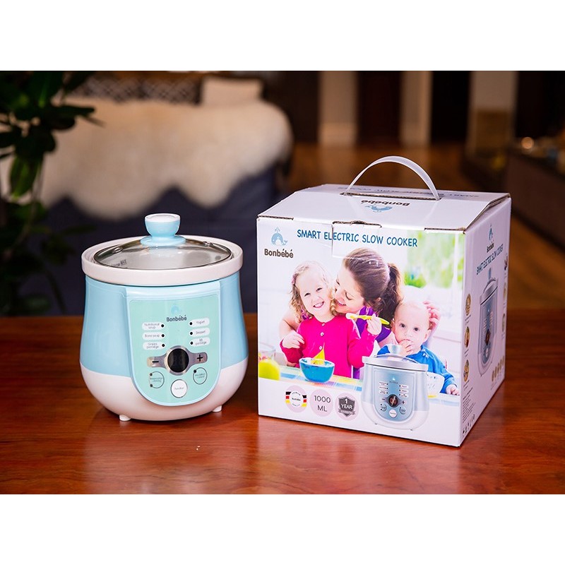 [ CHÍNH HÃNG ] Nồi nấu chậm đa chức năng BONBÉBÉ BB-08 150W CÓ CHỨC NĂNG HẸN GIỜ [ LOVI MART ]