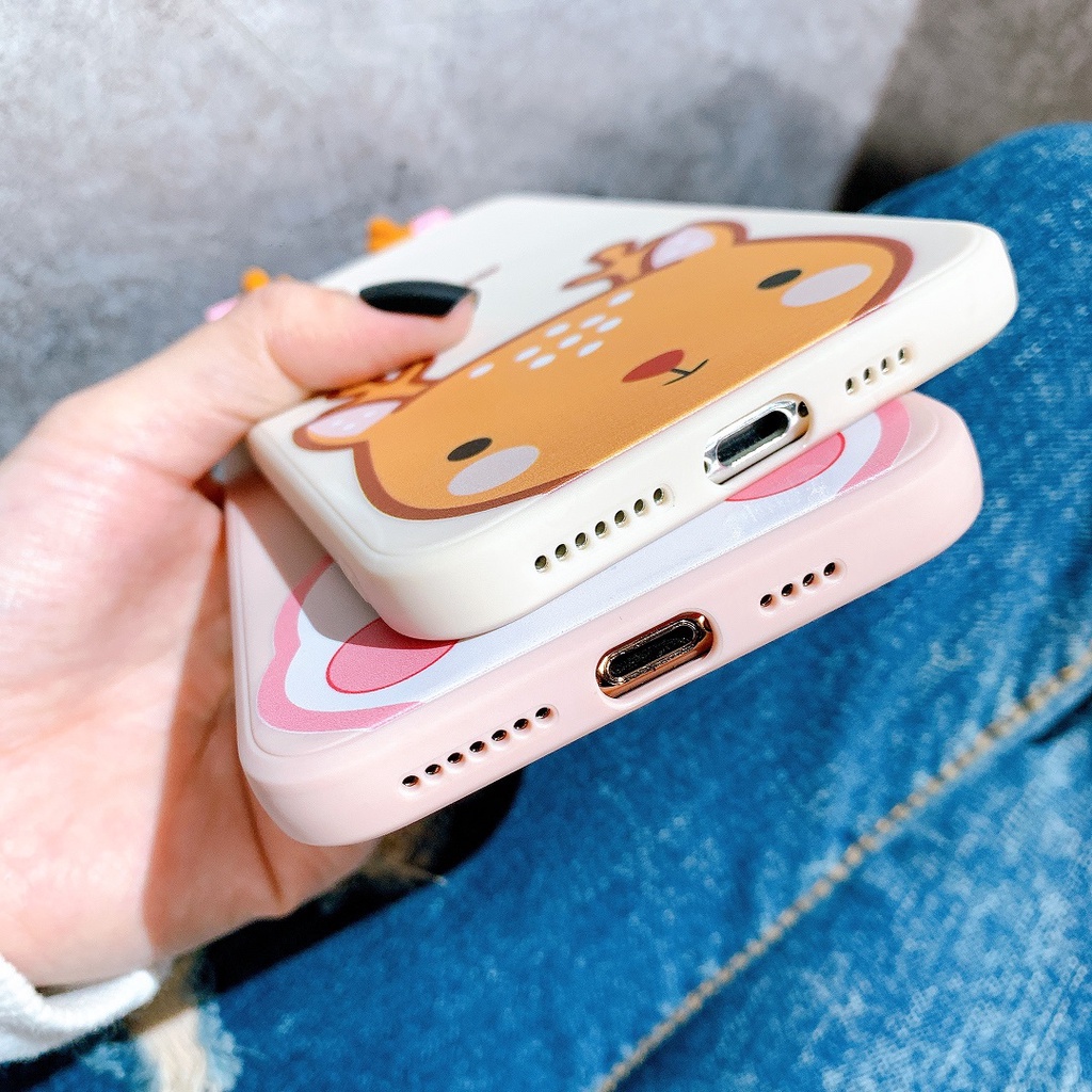 Ốp Lưng Silicon Bảo Vệ CAMERA Hình Nổi BaBy Cute - E072