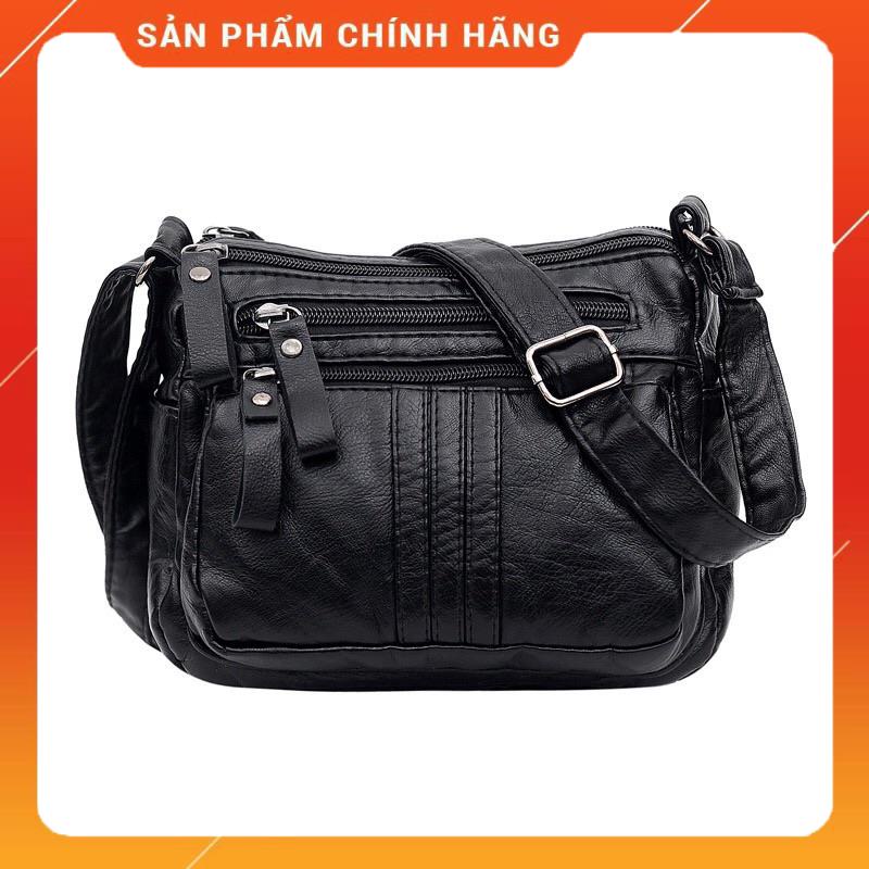 Túi xách da mềm đẹp đeo chéo kẹp nách thời trang cao cấp giá rẻ cho người trung niên đi chợ,đi làm công sở TXDM25