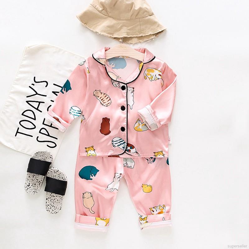 Bộ Đồ Ngủ Pijama Dài Tay Cho Bé Từ 0-4 Tuổi