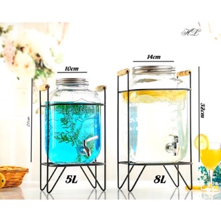 BÌNH THUỶ TINH CAO CẤP CÓ VÒI RÓT ĐA NĂNG TIỆN ÍCH MASON_JAR®