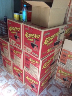 Thùng mì bò cay jumbo koreno ( 10 bịt x 1kg)