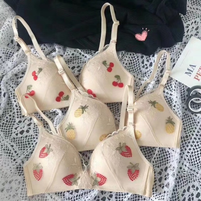 Áo lót su ren không gọng hình hoa quả