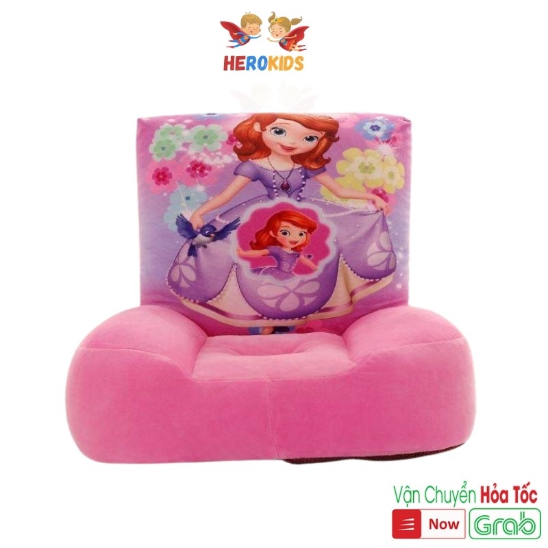 Ghế sofa mini, ghế bông, hình công chúa sofia dễ thương