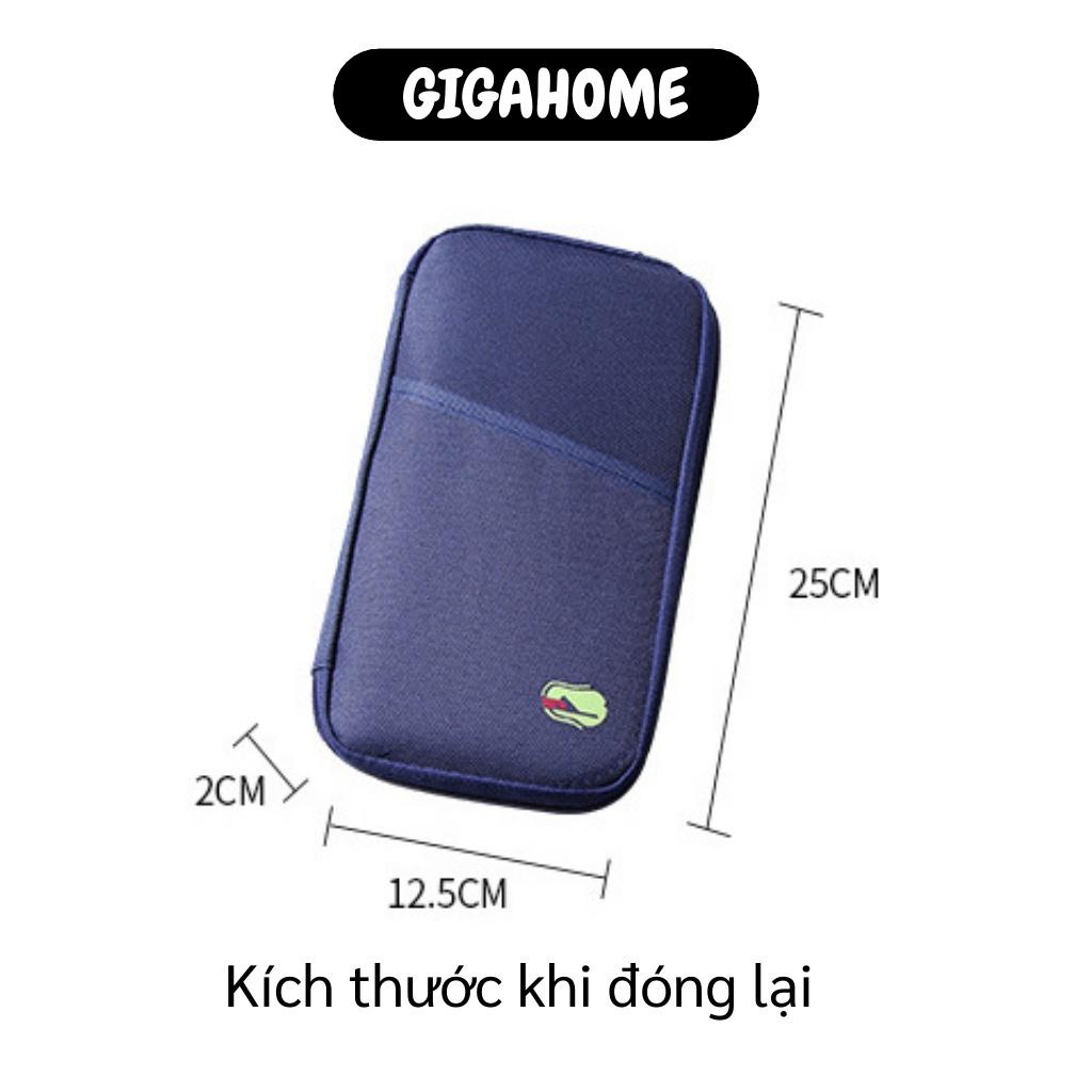 Ví Đựng Hộ Chiếu GIGAHOME Túi Đựng passport Và Giấy Tờ Khác Khi Đi Du Lịch Nhỏ Gọn Tiện Lợi  3385